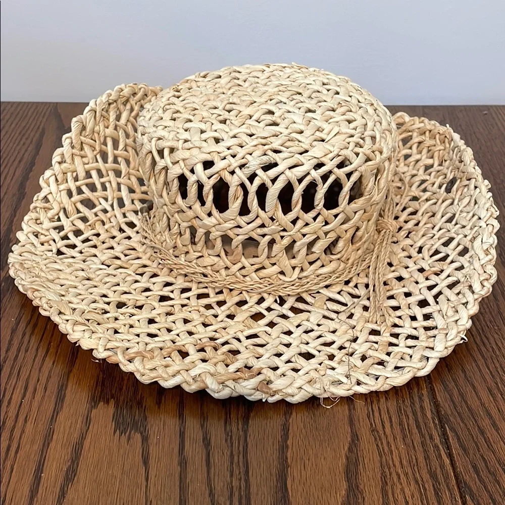 Peter Grimm Natural Woven Straw Hat - Picture 2 of 8